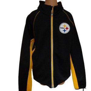 Men NEW small NFL Pittsburgh Steelers jacket mid weight NFL fleece lining